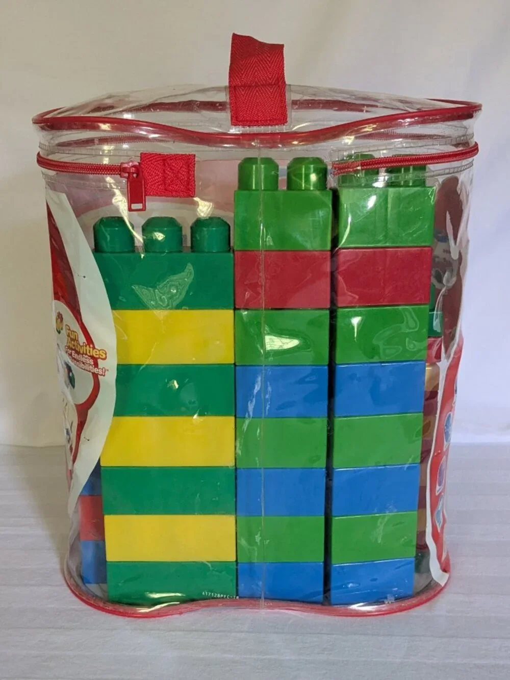 Bag of Mega Bloks Big Building Bloks for Ages 1 & up